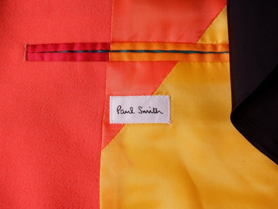 Paul Smith オレンジ ダブルブレストスーツ L Paul Smithポールスミス メインライン DOUBLE BREASTED BIG