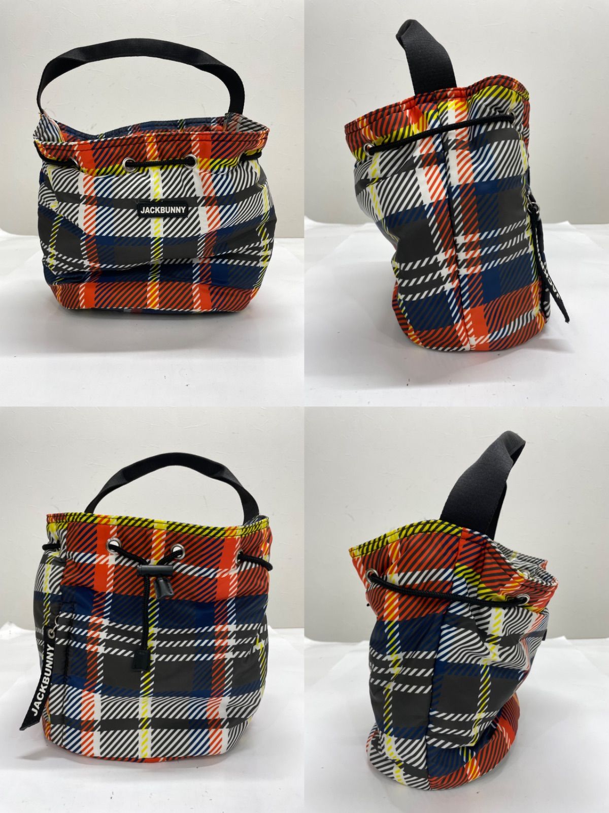 JACKBUNNY チェック柄 キャディバッグ 定番】スタンド式キャディバッグ (46インチ対応) (UNISEX