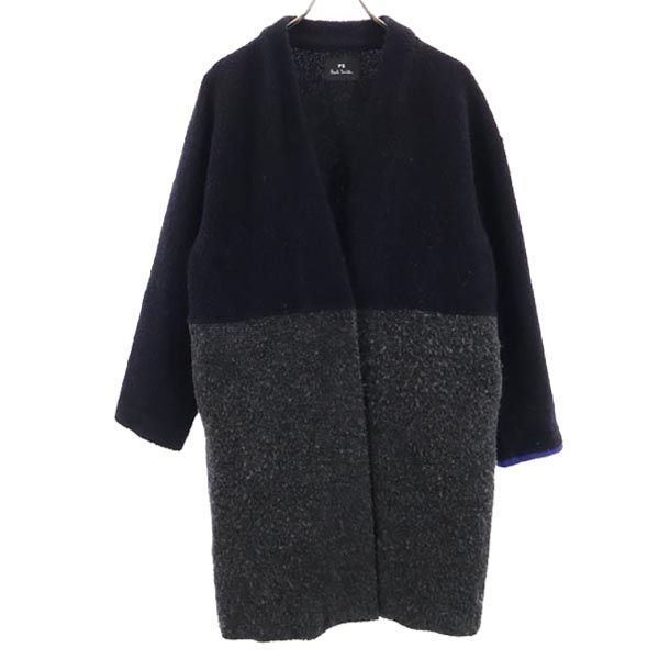 レディース PaulSmith WOMAN ポールスミス メランジダブルロングコート 