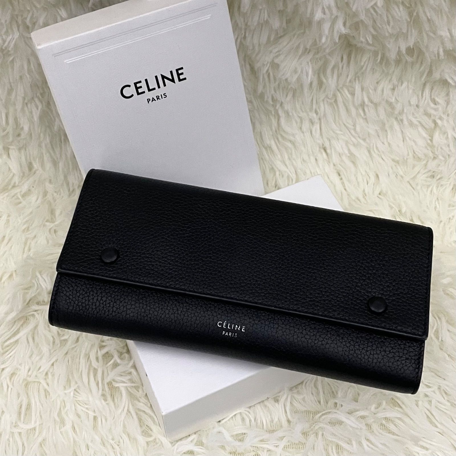 楽天市場】【財布】CELINE セリーヌ ラージフラップ マルチ