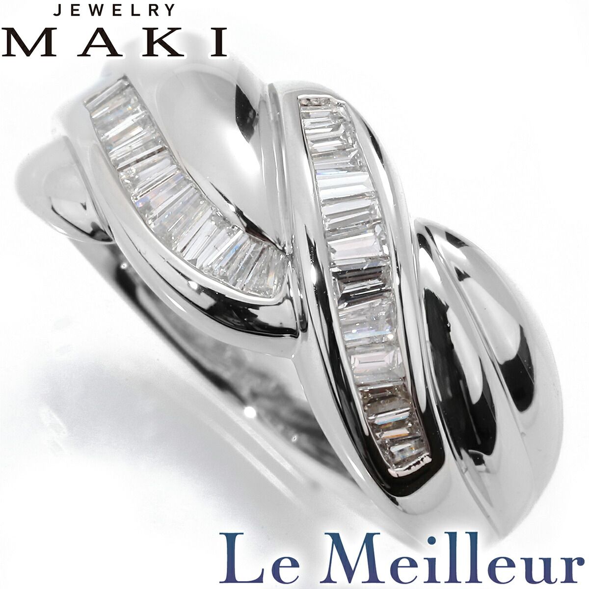 ジュエリーマキ MAKI リング 指輪 ダイヤモンド 0.5ct Pt850 13 ジュエリーマキ MAKI リング 指輪 ダイヤモンド 0.5ct Pt850 13
