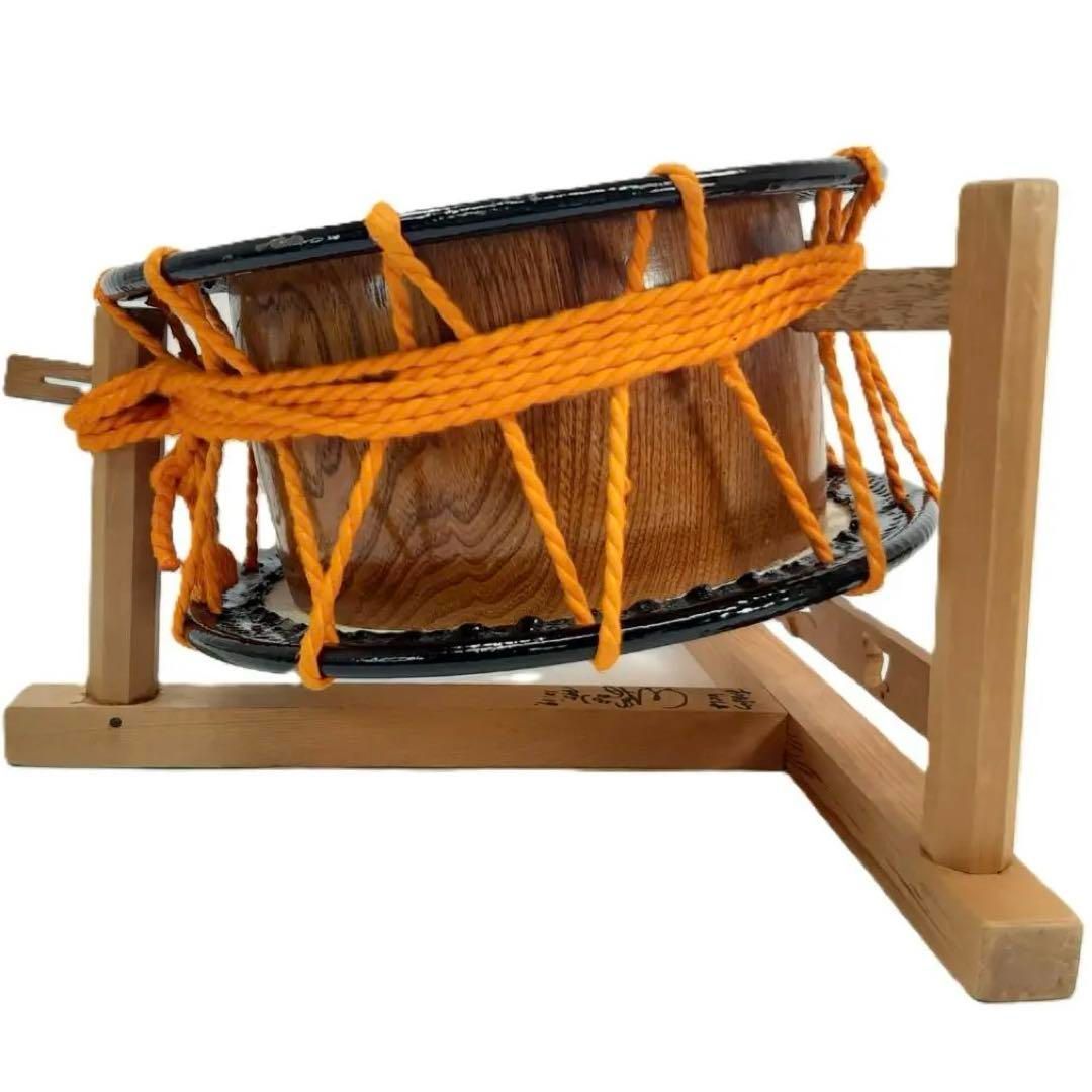 締太鼓 和太鼓 高品質 バチ 台付き