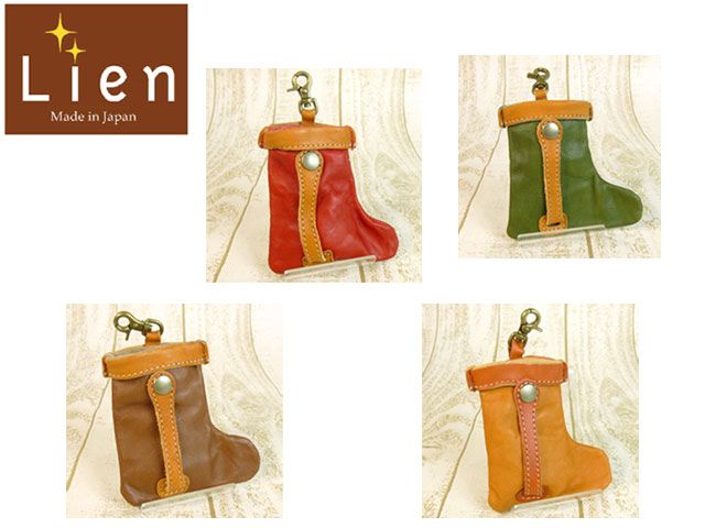 Lien リアン 栃木レザージーンズブーツ型キーケース 牛革 ウォッシュ加工あり 日本製 LIW2001 2714483 yone29