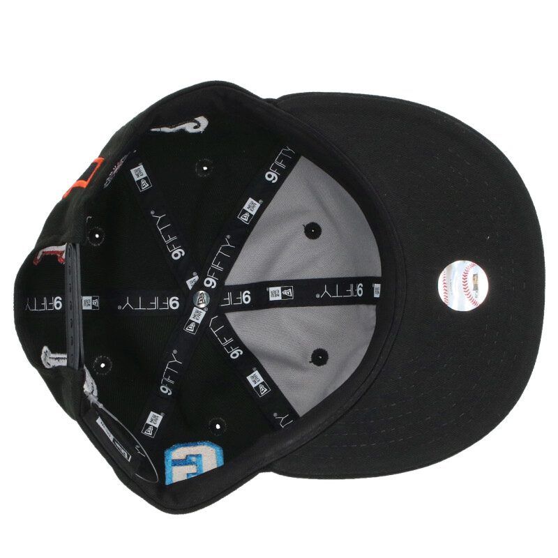 セントマイケル ×ニューエラ New Era ×GIANTS刺繍キャップ メンズ  