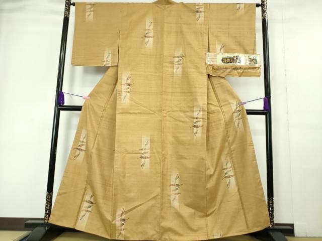 平和屋本店□極上 伝統工芸士 七代目 吉澤与市 紬 染織工芸館 成り物