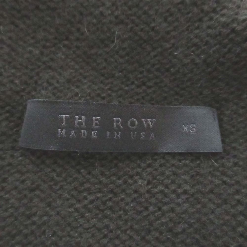 美品 THE ROW ザロウ ノースリーブ タートルネック フロントオープン  