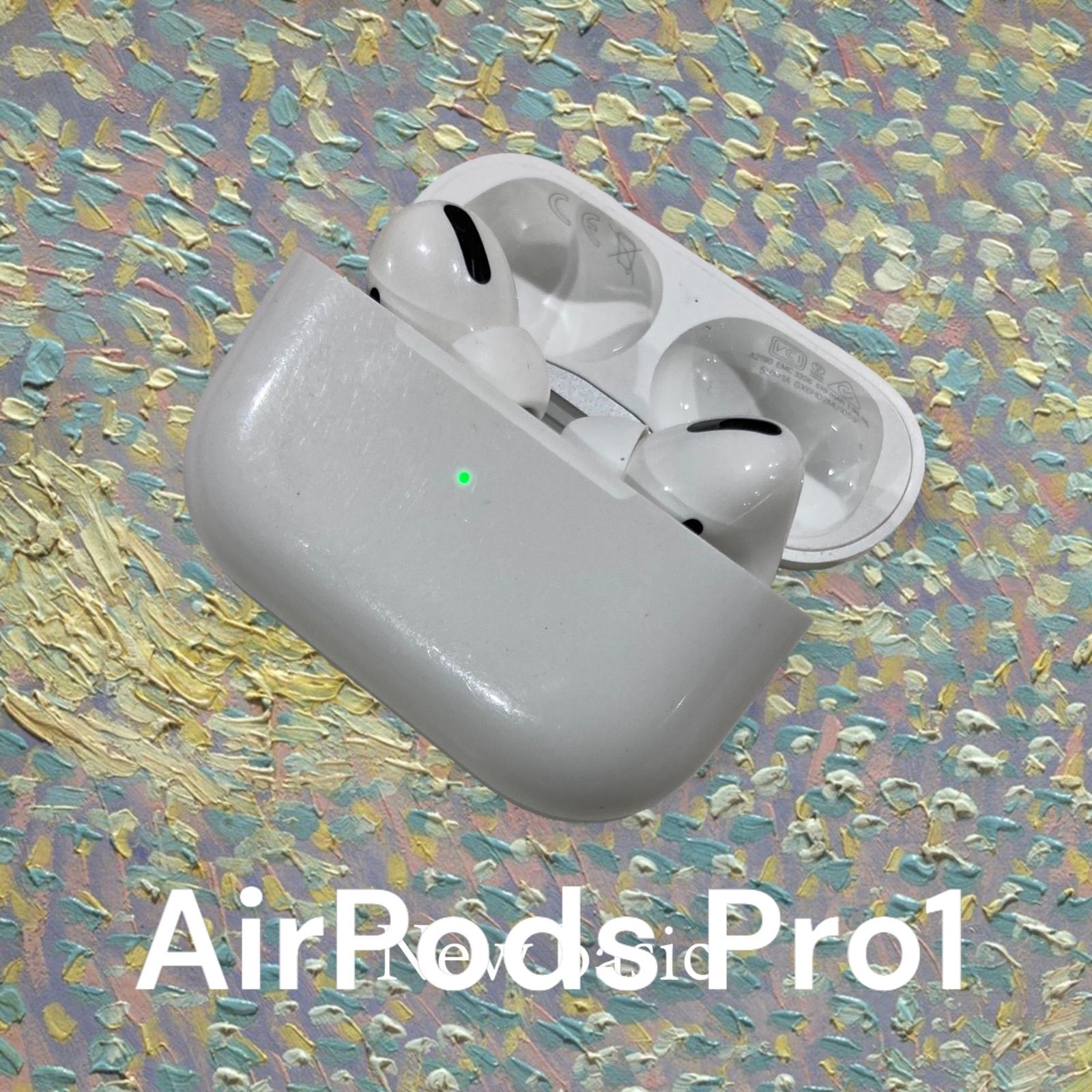 AirPods Pro1エアポッズ プロ1○白ホワイト used 動作確認済み キズ ...