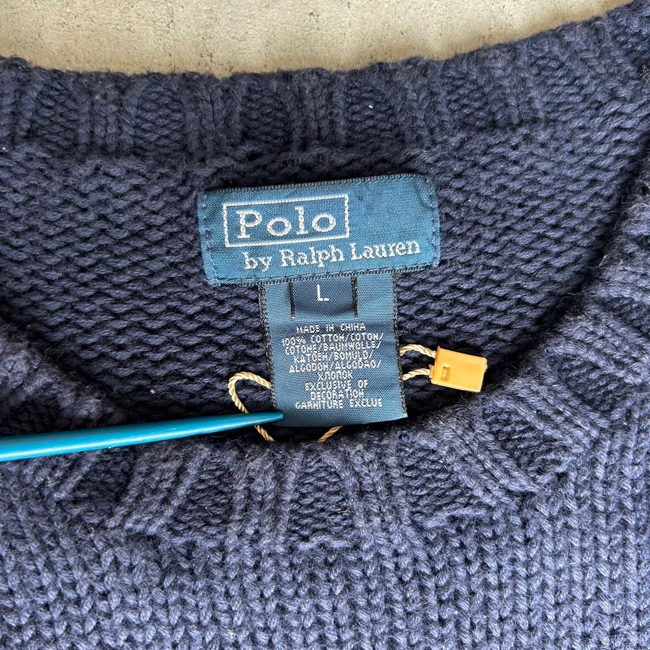 POLO RALPH LAUREN KNIT ポロ ラルフローレン 星条旗 ニット 古着