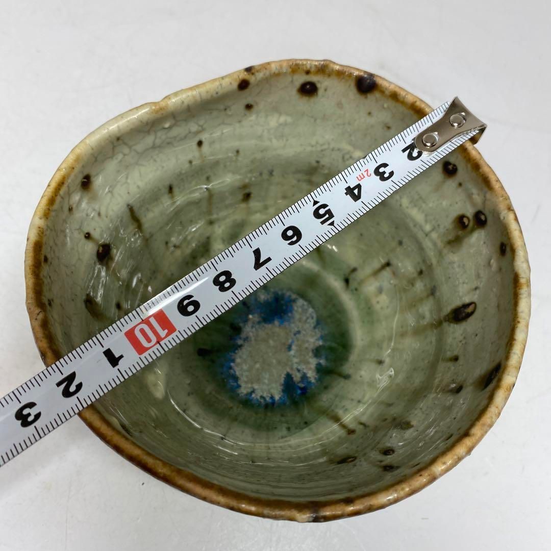 水野澤三(名工)陽山窯　美濃茶碗　共箱 直径12.3cm 東H5-1223① 水野澤三(名工)陽山窯 美濃茶碗 共箱 直径12.3cm 東H5-