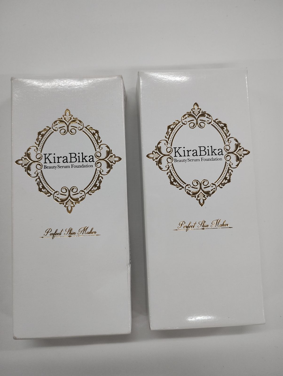 E137 K Kira Bika きらびか ビューティーセラムファンデーションS ライトオークル 26g ２点セット