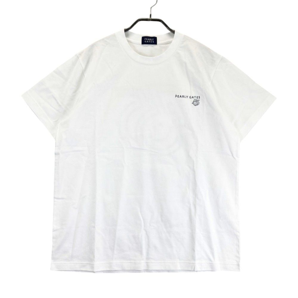サイズ：F PEARLY GATES パーリーゲイツ 35周年モデル 半袖Tシャツ ノベルティ 非売品  ホワイト系 [240101347018] ゴルフウェア メンズ ストスト サイズ：F PEARLY GATES パーリーゲイツ 35周年モデル 半袖T