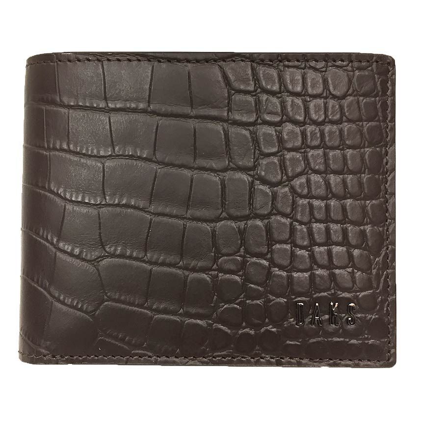 国内即送 DAKS GWAW19016 クロコ調 財布(小銭入れなし) 他色有 gwss20071-bl-1.jpg