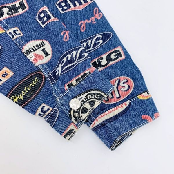 X-girl HYSTERIC GLAMOUR ICONS DENIM JACKET デニムジャケット X-girl HYSTERIC GLAMOUR ICONS DENIM JACKET デニムジャケット