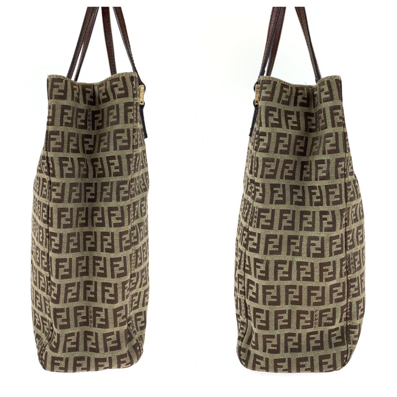 【FENDI】トートバッグ　ズッカ柄　キャンバス　ブラウン　ブラック 楽天市場】【バッグ】FENDI フェンディ ズッキーノ ズッカ柄