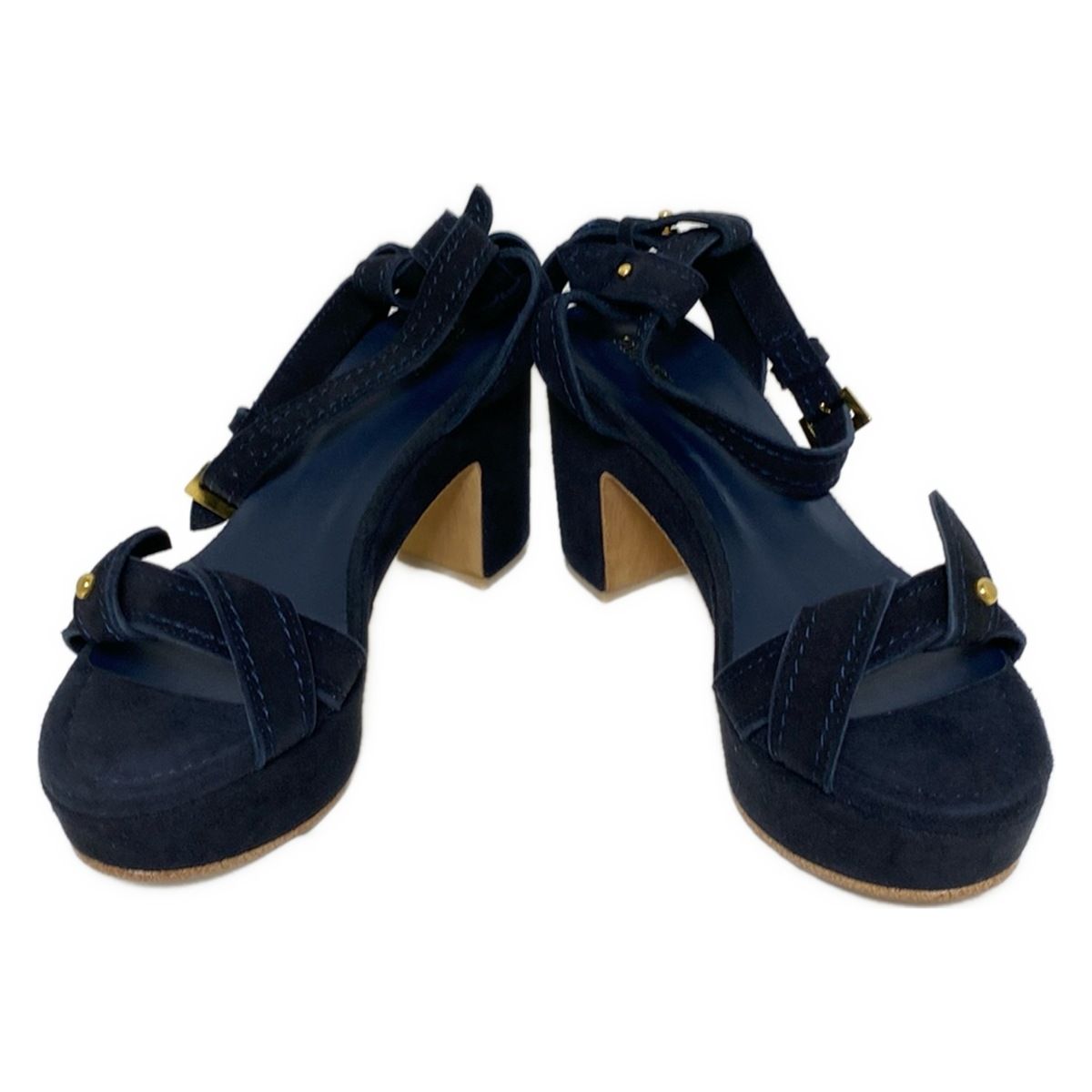 pippichic ピッピシック サンダル M レディース - 黒 スタッズ