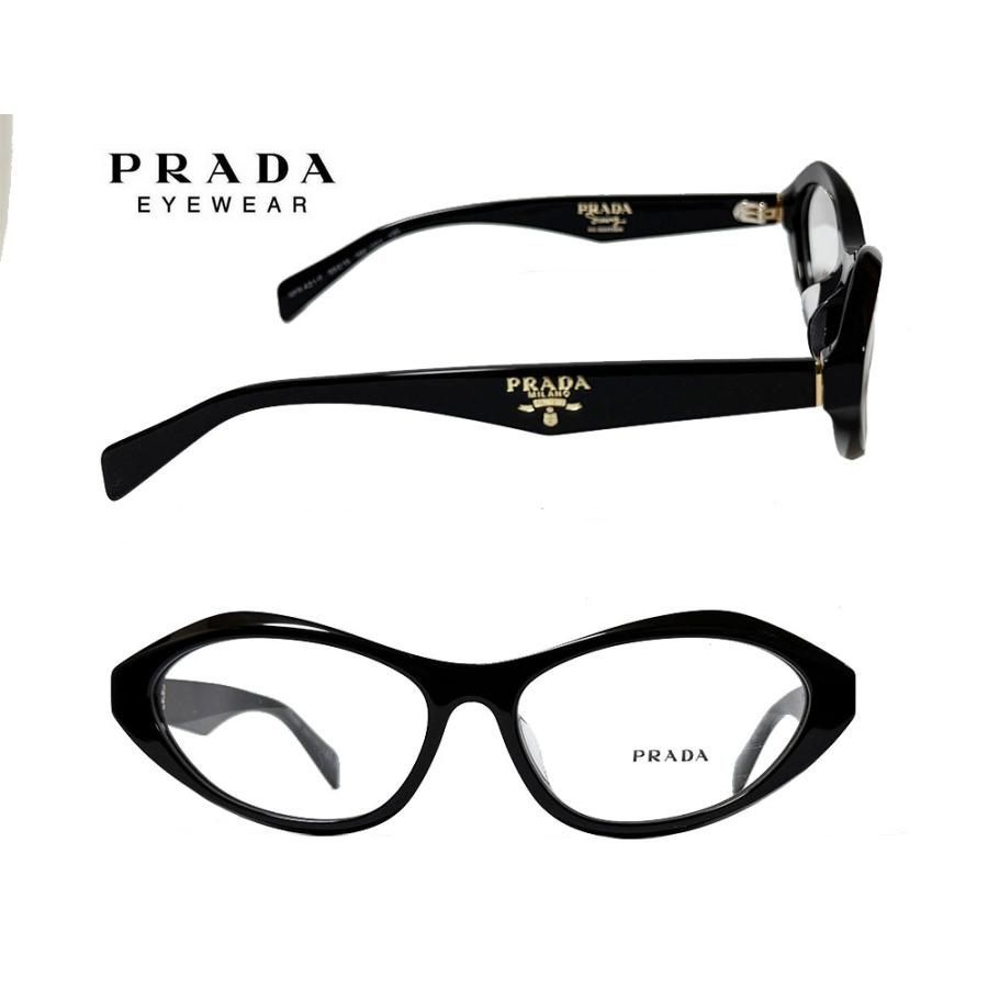 プラダ メガネフレーム PR A21VF 16K-1O1 ブラック 国内正規品 PRADA】 プラダ メガネフレーム PR A21VF 16K-1O1 ブラック フル