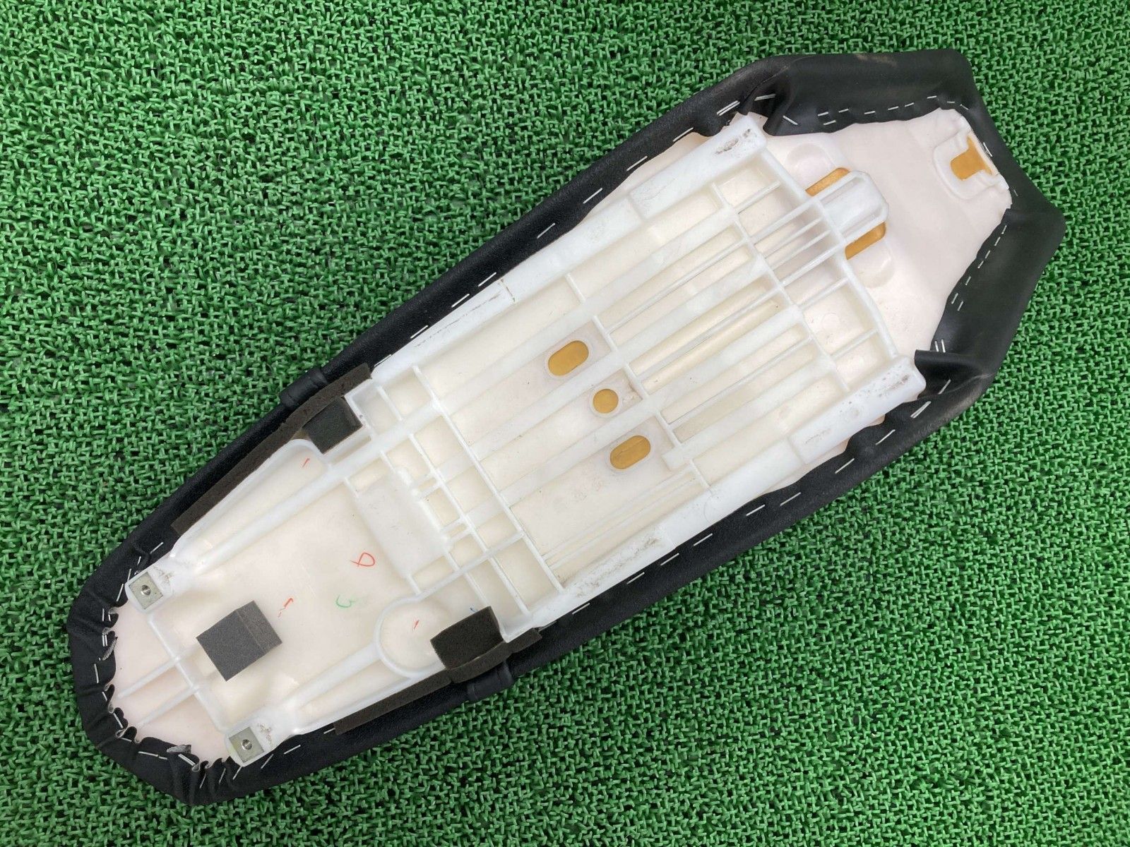 WR250X シート 3D7 ヤマハ 純正 バイク 部品 DG15J WR250R ハイシート 破れ無し 品薄 車検 Genuine Cw BRIGHTFACE_UK