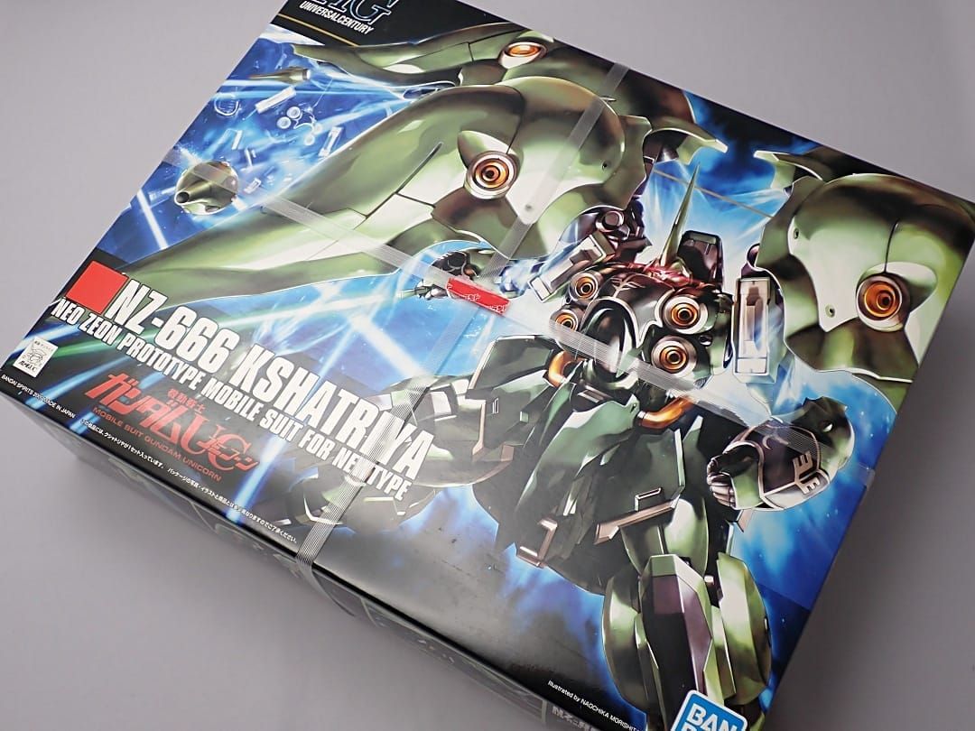 BANDAI - BANDAI バンダイ ガンプラ  NZ-666 KSHATRIYA  NEO ZEON PROTOTYPE MOBILE SUIT FOR NEWTYPE  1/144「クシャトリヤ」ＨＧ  099 新品 未開封品 【送料無料】 D-2308【質屋出品】 BANDAI バンダイ ガンプラ NZ-666 KSHATRIYA NEO ZEON PROTOTYPE