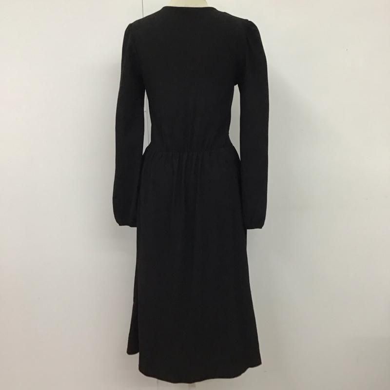 タグ付】ZARA ワンピース ロングワンピース Vネック リボン