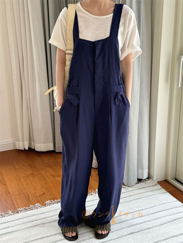 リネンサロペットパンツ