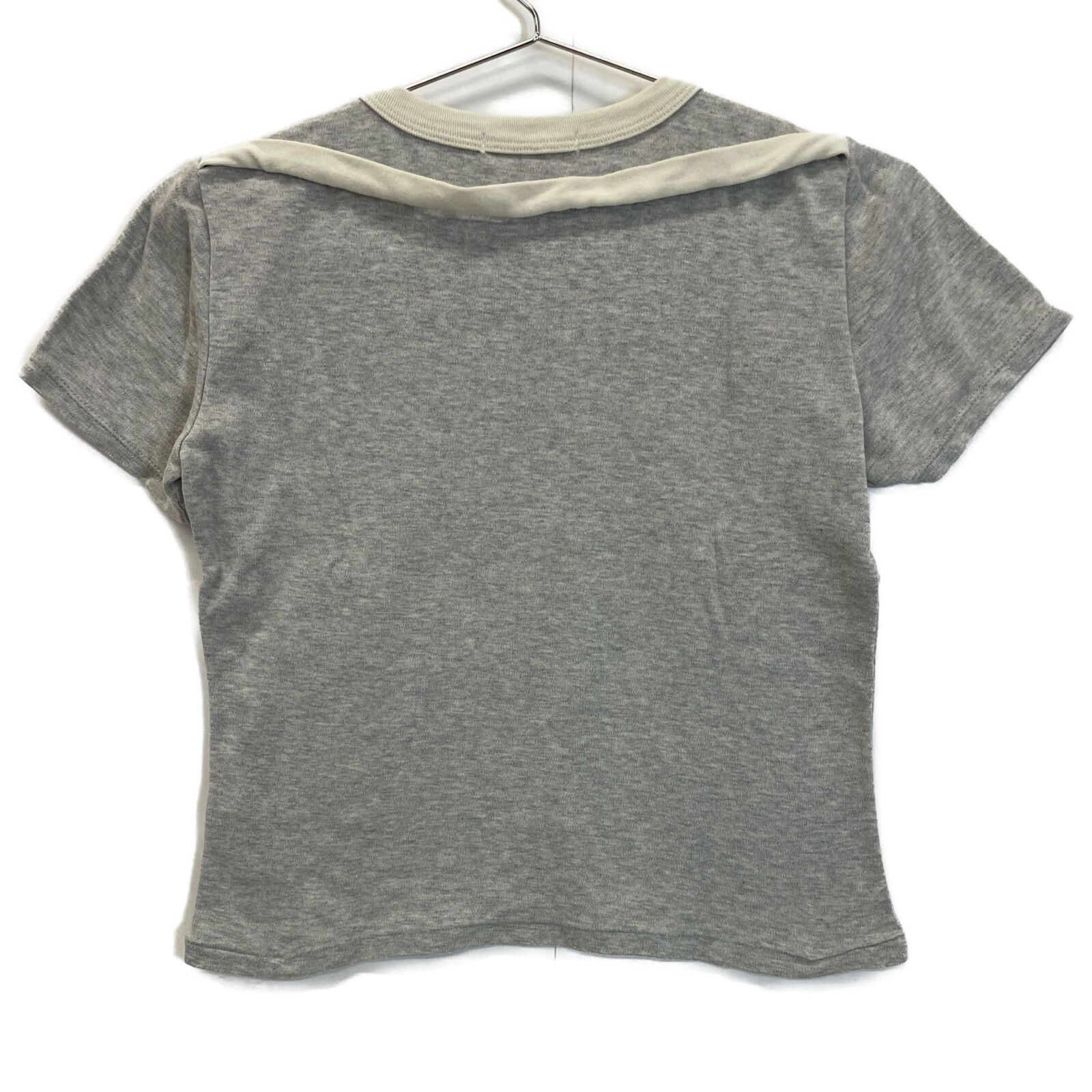 FUMIKA UCHIDA ダブルネックTシャツ