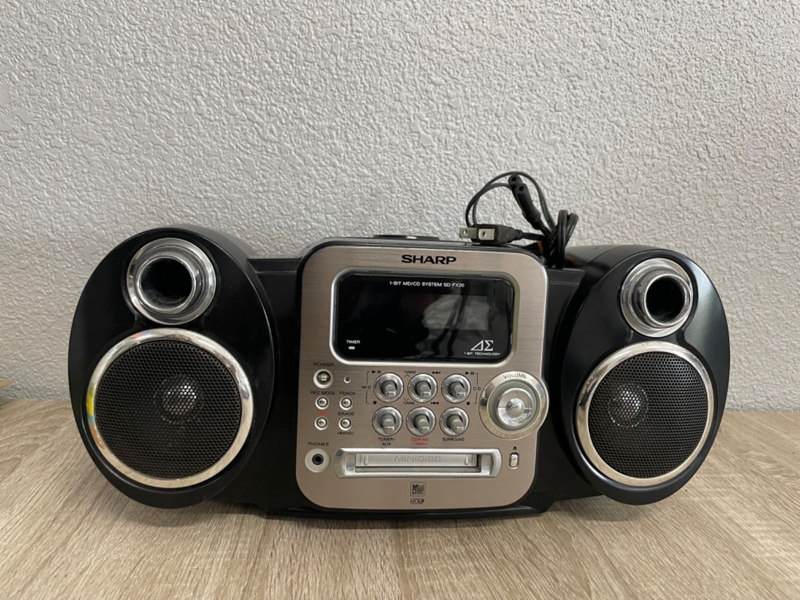 SHARP SD-FX20 MD/CDシステム SD-FX20 MD SHARP CDシステム 磨こ