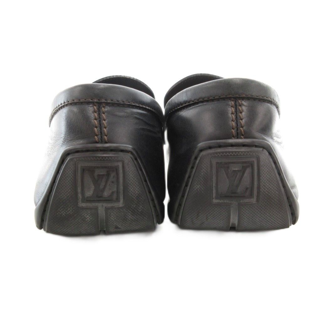 ルイヴィトン LOUIS VUITTON モンテカルロ ローファー ドライビングシューズ レザー 6.5 黒 |UO GY19 WWW_NOITHATQUANGTHANH_NET