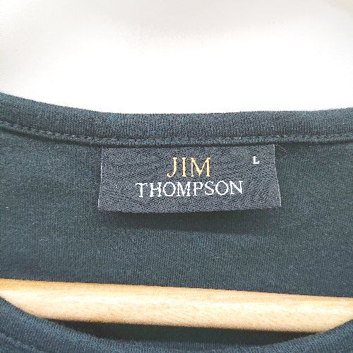 【新品】　ジムトンプソン　カーキ　サファリワンピース コットン　シャツ　2025 ◇ ⊂Φ JIM THOMPSON ジムトンプソン 花柄プリント 半袖 Tシャツ