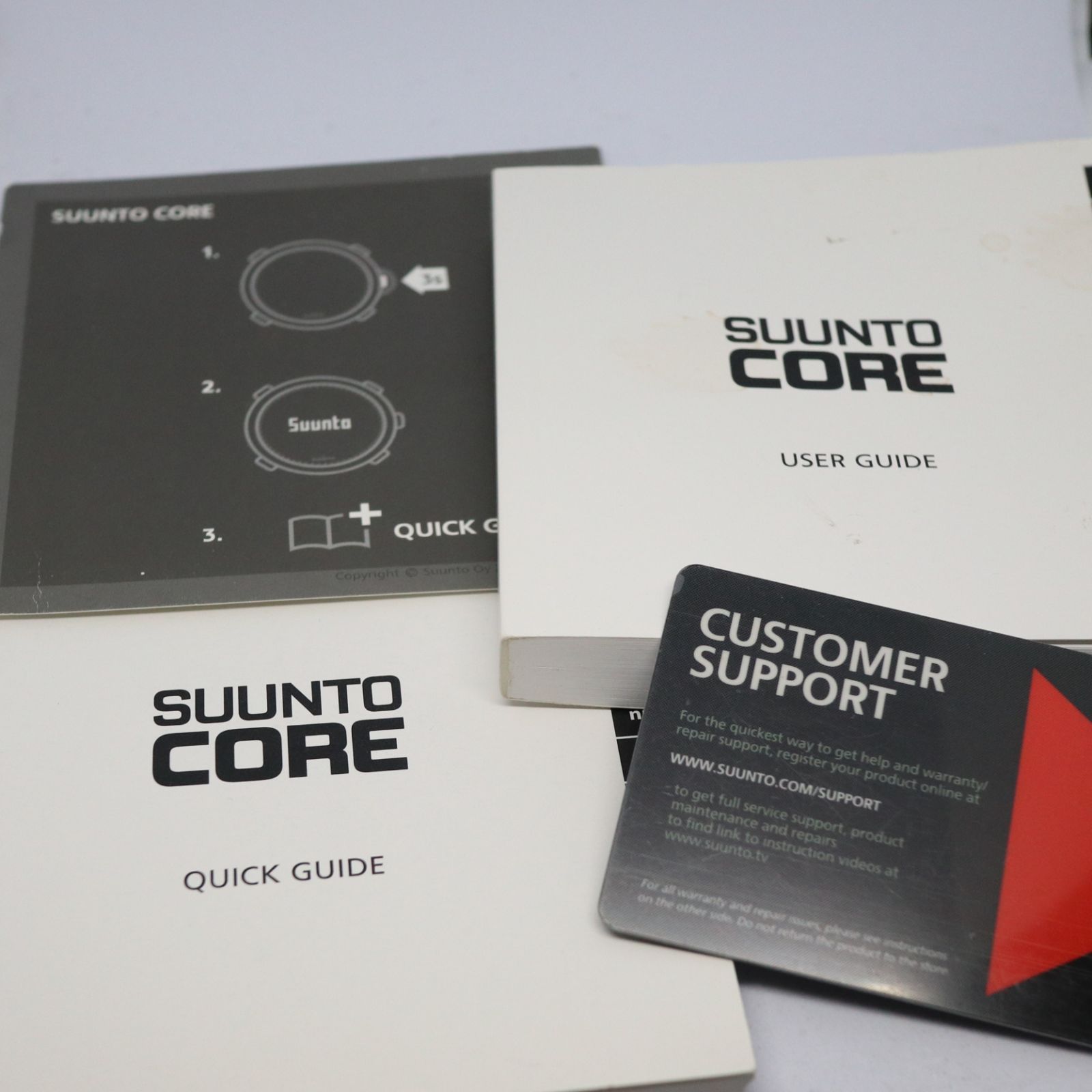 【稼働品】SUUNTO スント CORE コア 保証書 取説 ブラック デジタル 腕時計