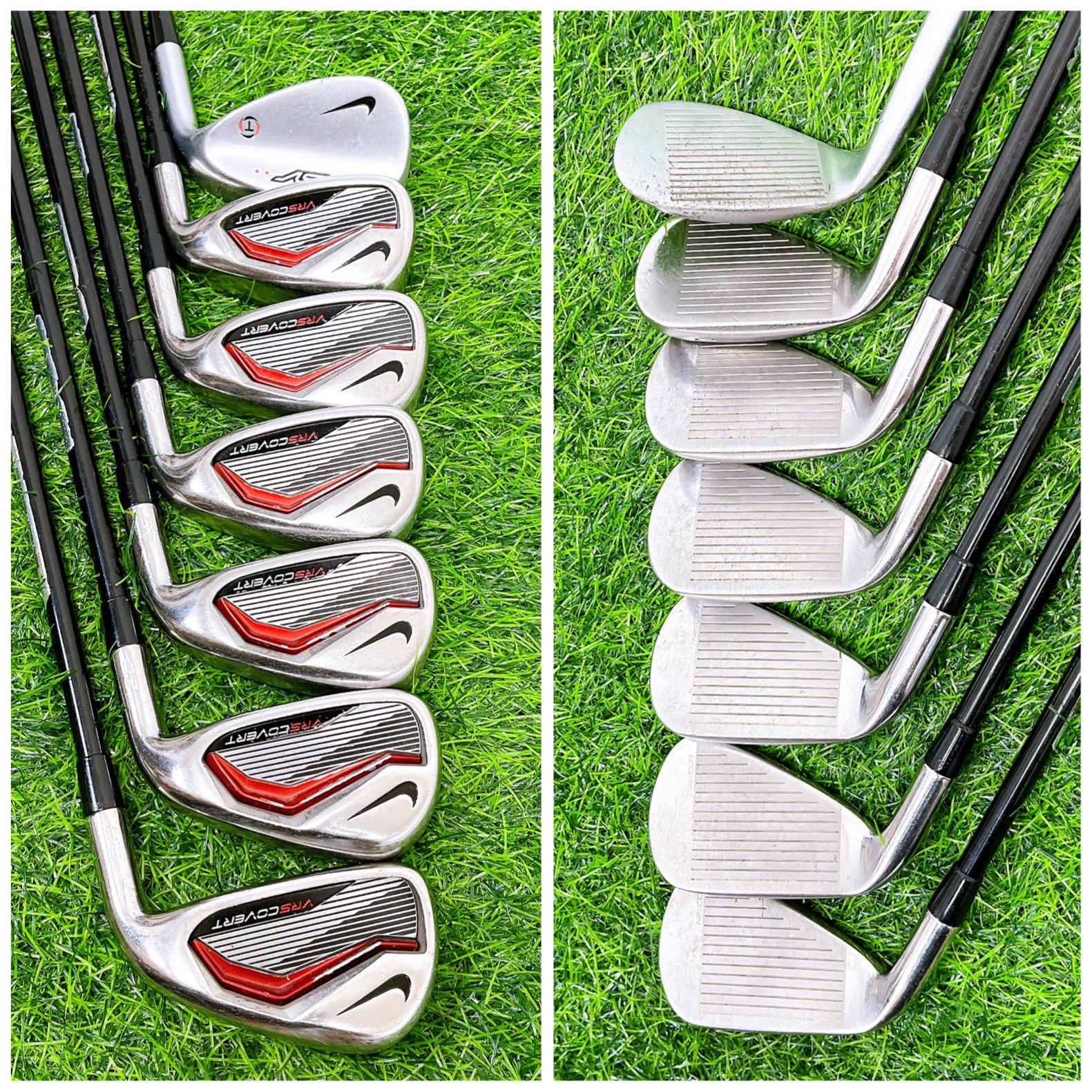 メンズゴルフクラブセット ナイキCOVERT 他14本セット バック付 希少