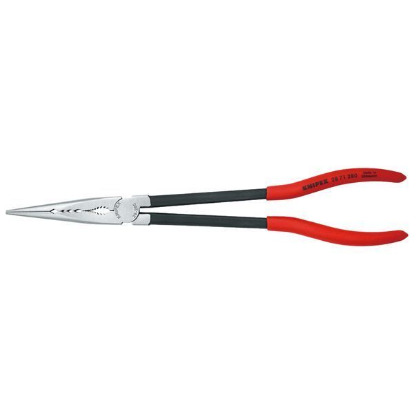 KNIPEX クニペックス ロングリーチニードルノーズプライヤー プラスチックコーティング サイズ85×19×280mm パック入 2871-280SB HRDEVELOPMENT_JP
