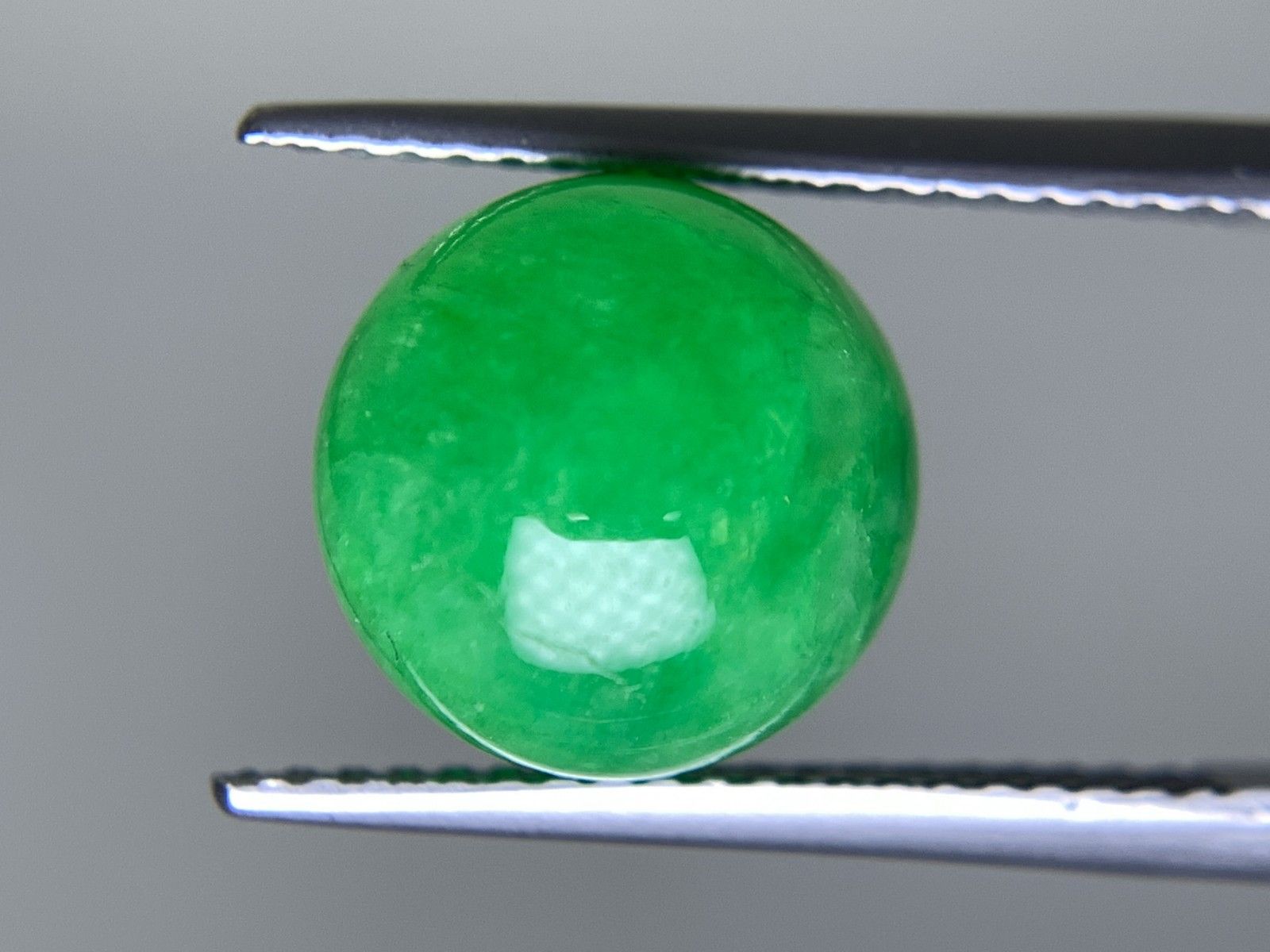 翡翠　ソーティング付き121 ヒスイ 翡翠 天然 6.227ct 宝石ソーティング付き 10.0㎜×10.0
