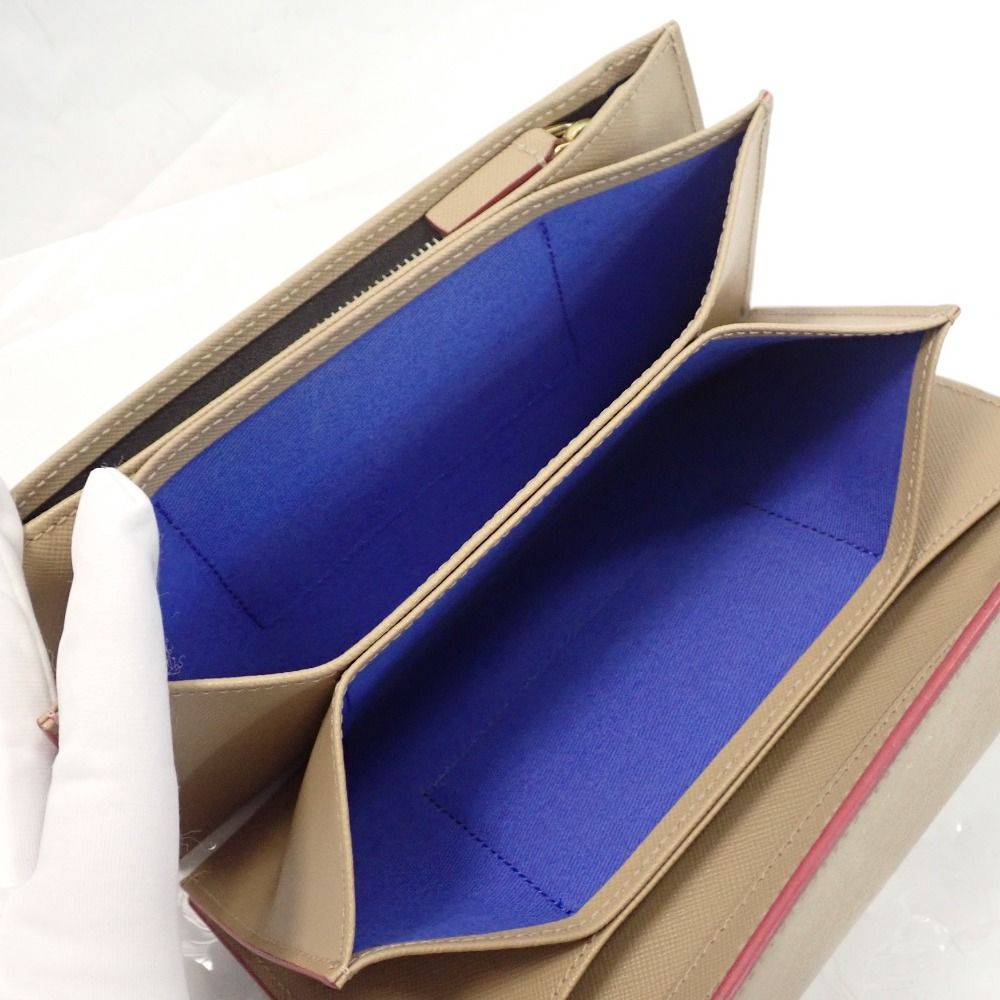 Th632232 マルニ 長財布 ショルダーウォレット コンパクトポーチバッグ  