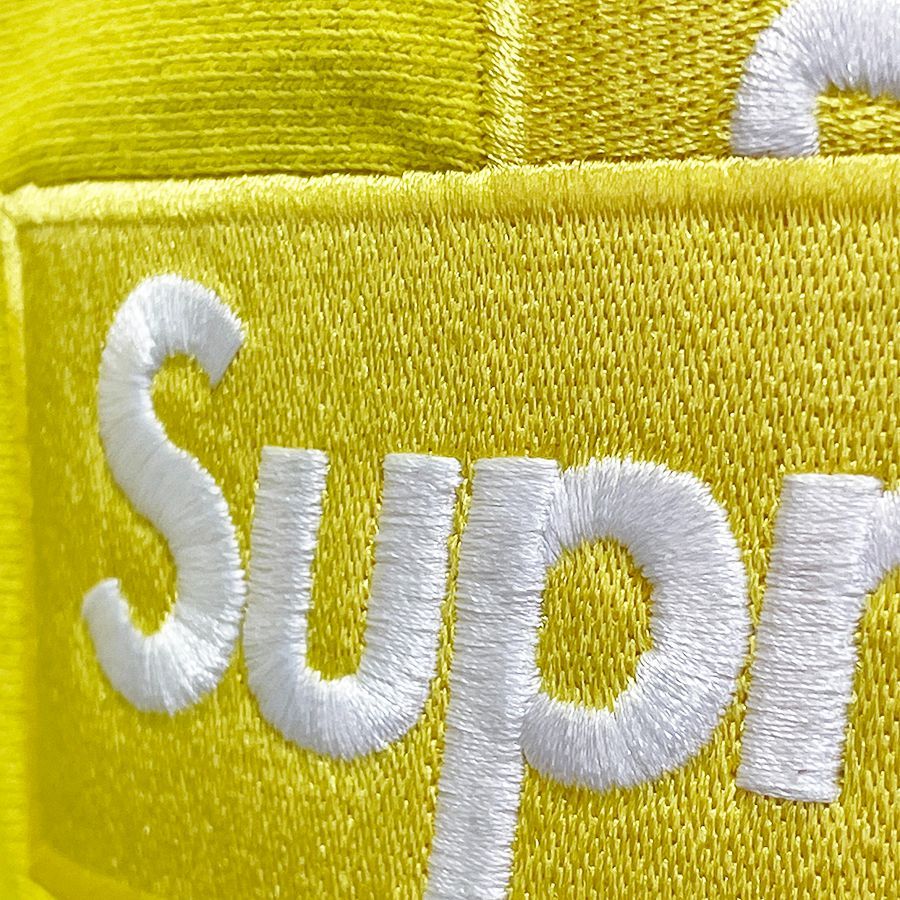 【SA】Supreme Cross Box Logo Hooded Sweatshirt Yellow シュプリーム クロス ボックスロゴ パーカー  フーディ L イエロー