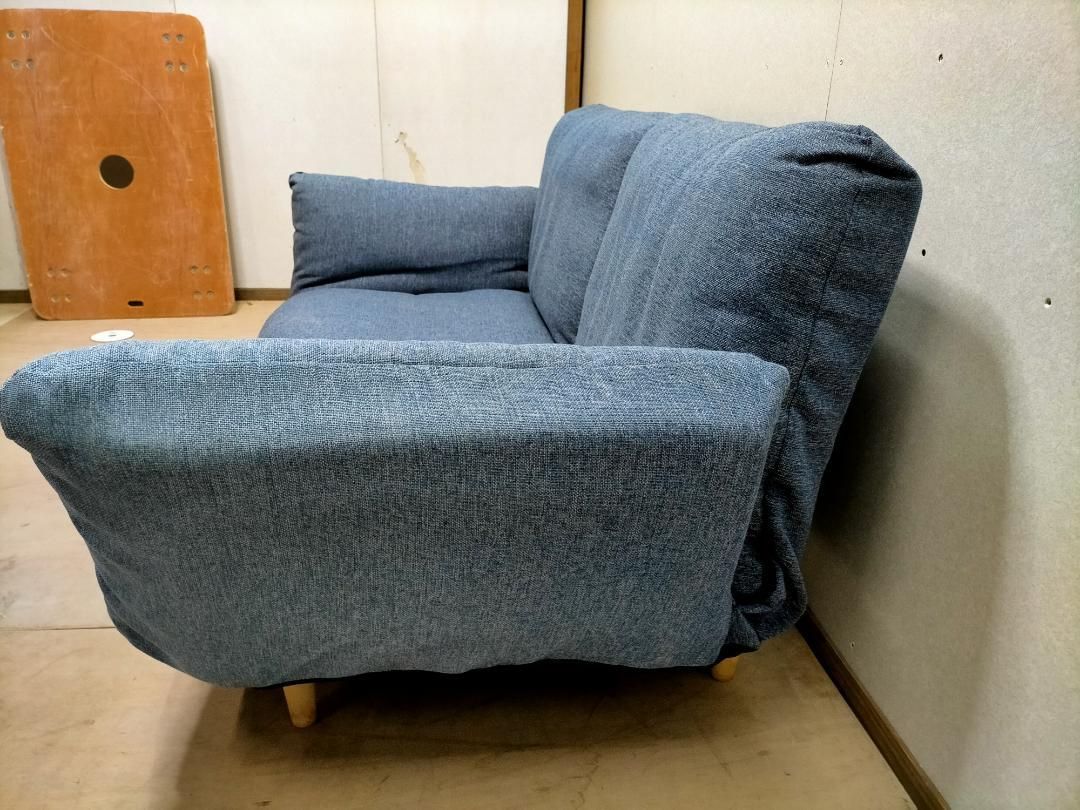 2人掛けソファ リクライニング ローソファ ソファーベッド 250206-1