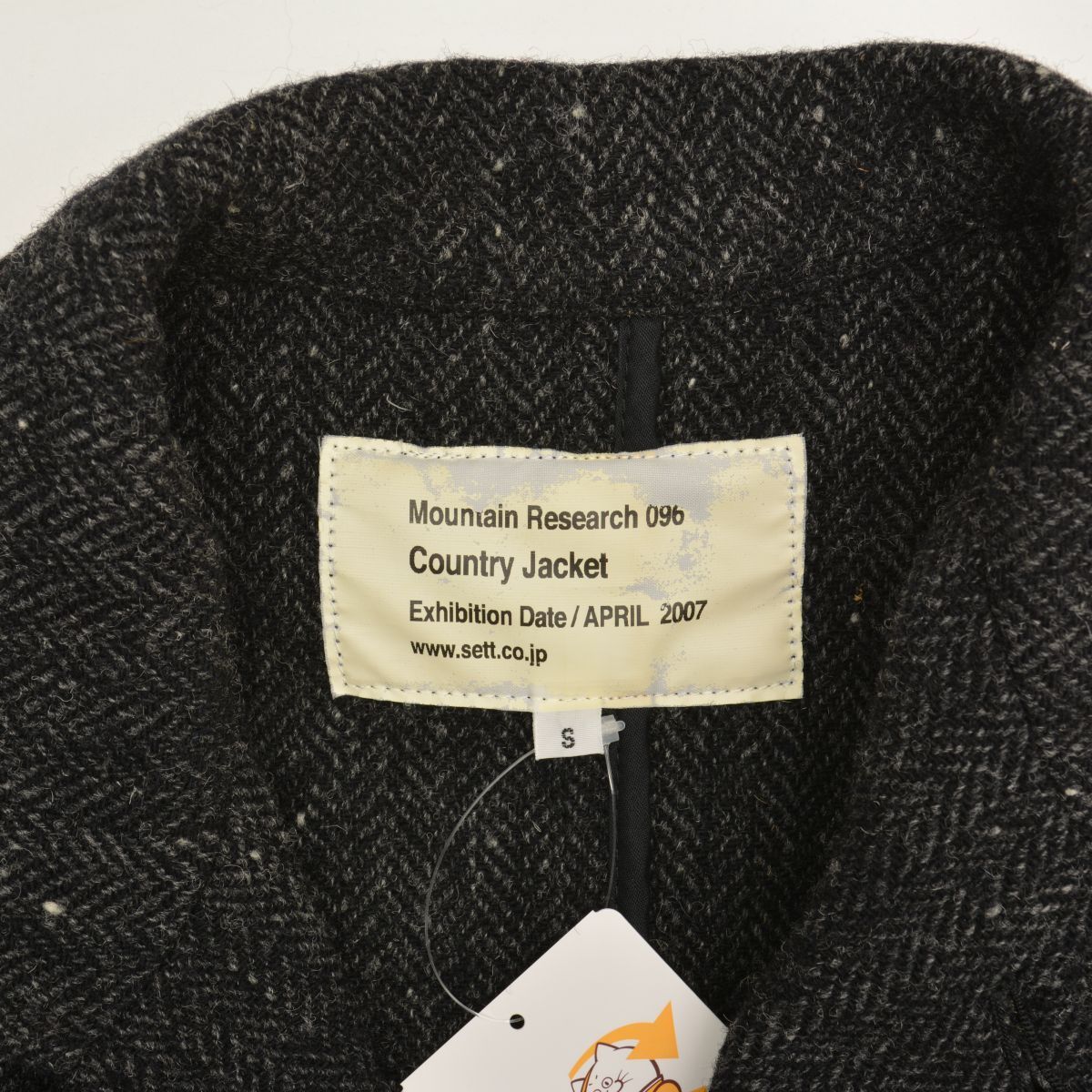 MountainResearch】MTR-096 COUNTRY JACKET ヘリンボーンウール 