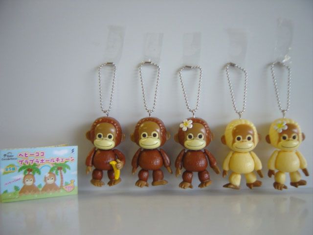 ♯Hzi26CT　ベビーココBabyCocoプラプラボールチェーン全5種 ♯Hzi26CT ベビーココBabyCocoプラプラボールチェーン全5種