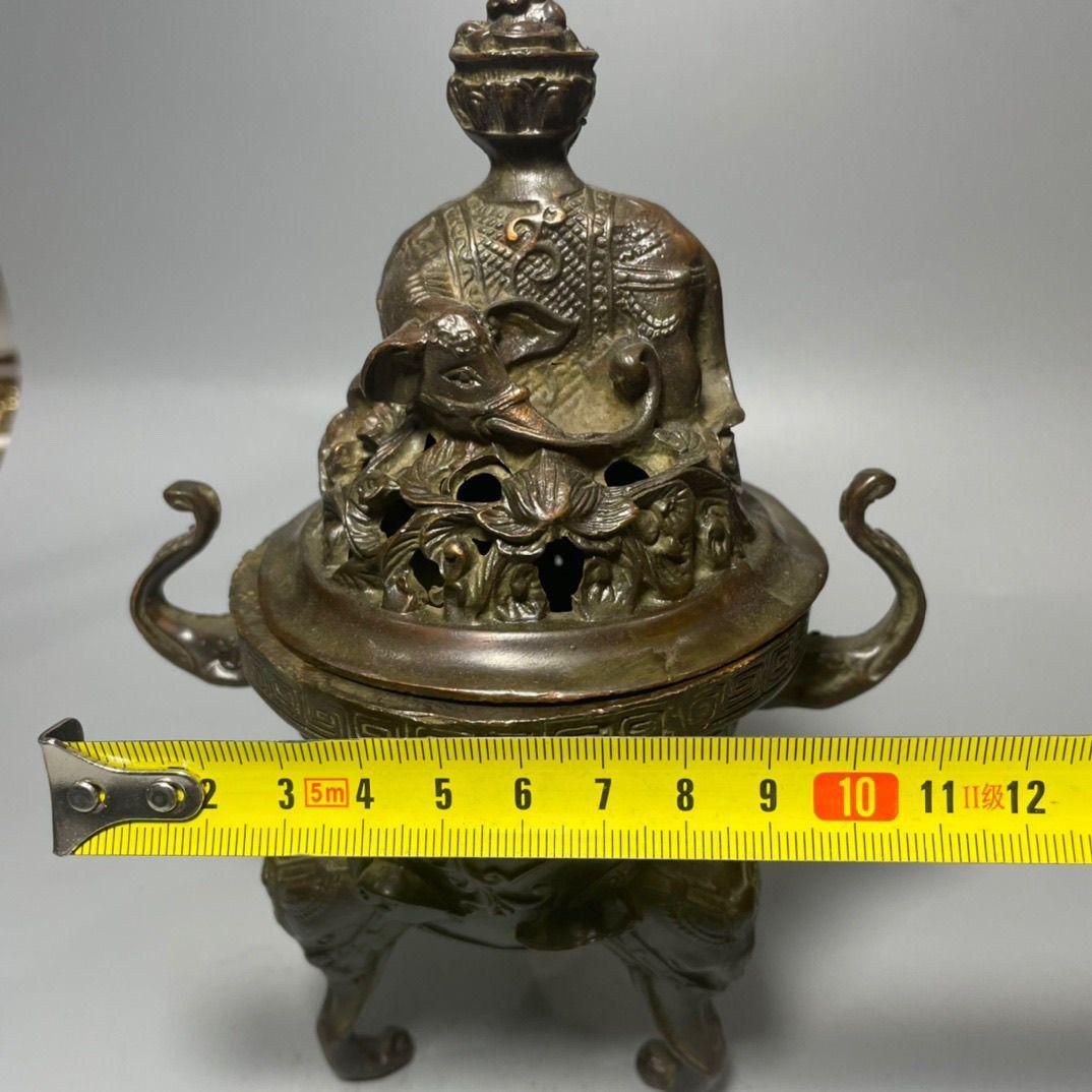 吉祥象薫香炉 仏堂香具 工芸品 美術品 置物 吉祥象薫香炉 仏堂香具 工芸品 美術品 置物 - メルカリ
