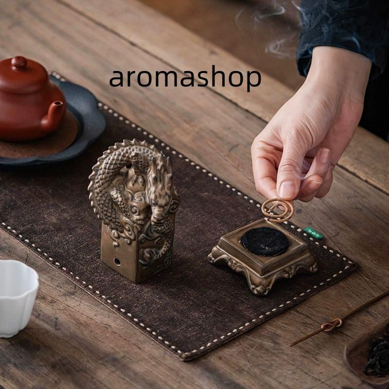 青銅  竜線香挿し  香炉  香託   茶道具  香道具  工芸品 美術品 置物 青銅 竜線香挿し 香炉 香託 茶道具 香道具 工芸品 美術品 置物