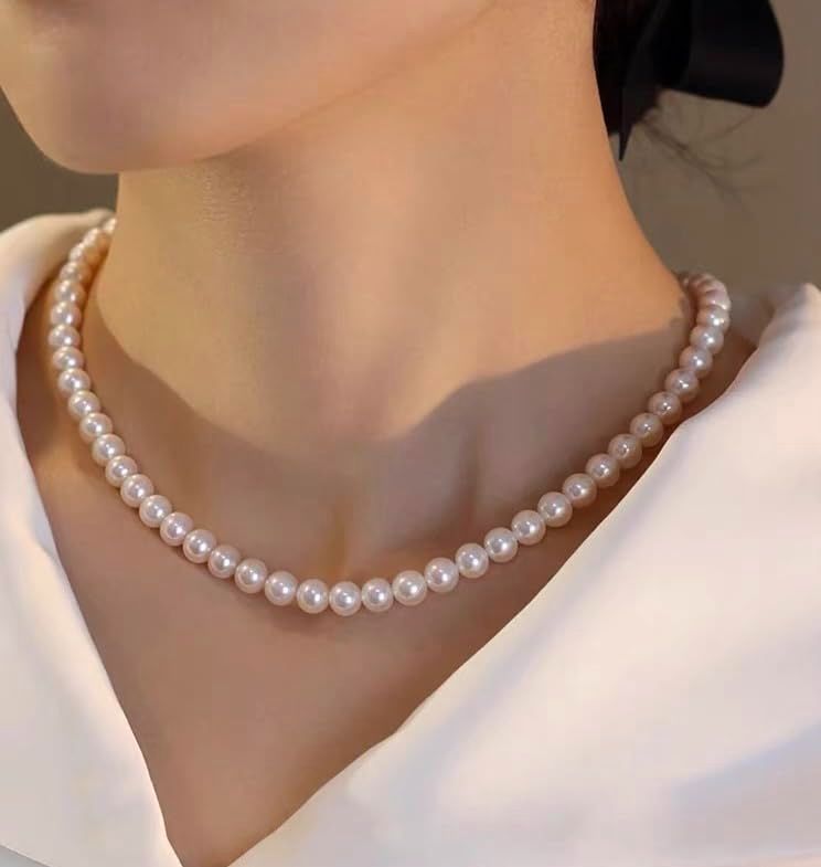 真珠のネックレス、シルバー - アクセサリー