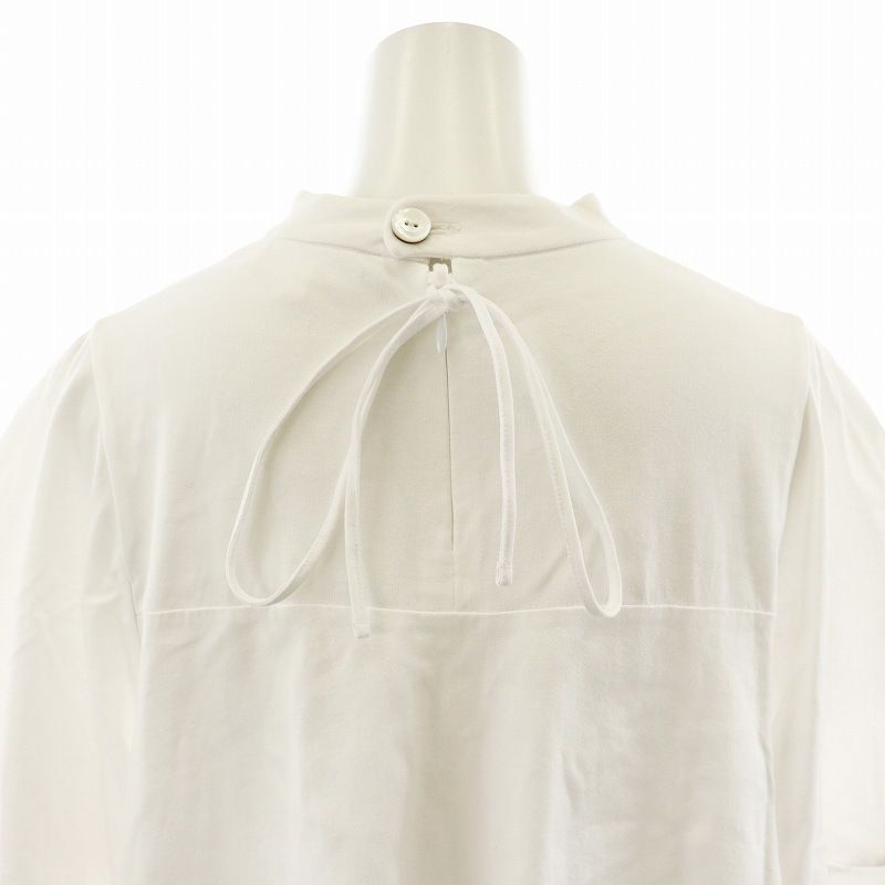 エンフォルド ENFOLD 23SS SOLID SLEEVE PULLOVER カットソー 半袖 38 白 ホワイト 300GS480-1060 /AN39 レディース エンフォルド ENFOLD 23SS SOLID SLEEVE PULLOVER カットソー