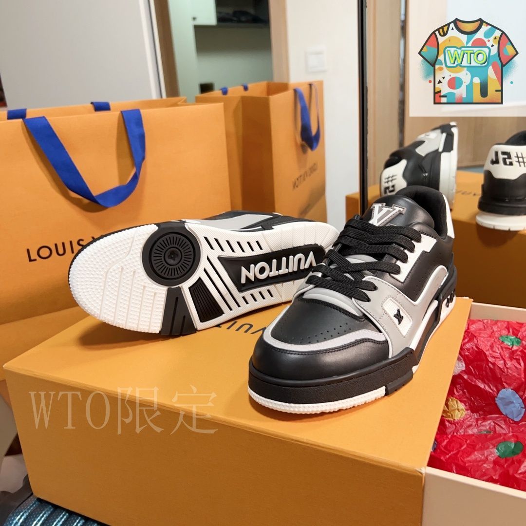 【LV◆カジュアル♡】 Louis Vuitton スニーカー Louis Vuitton LV Trainer スニーカー カジュアルシューズ23-1