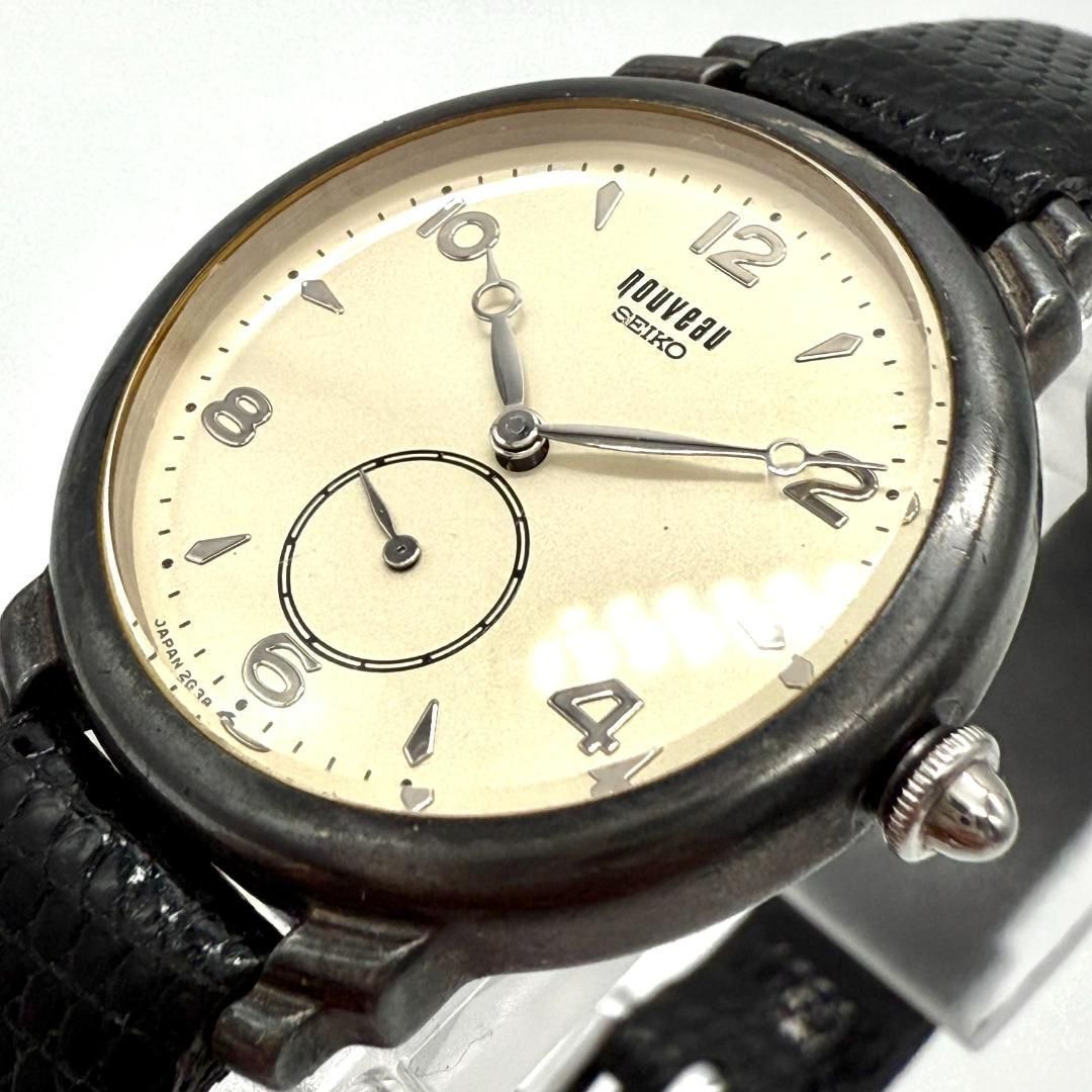 SEIKO レディース 腕時計 ドレス スモールセコンド SEIKO ブラックケース スモールセコンド レディースウォッチ