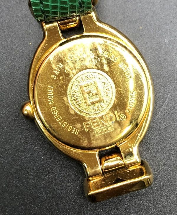 FENDI フェンディ 640L 腕時計 ベルト交換 5色付き ゴールド