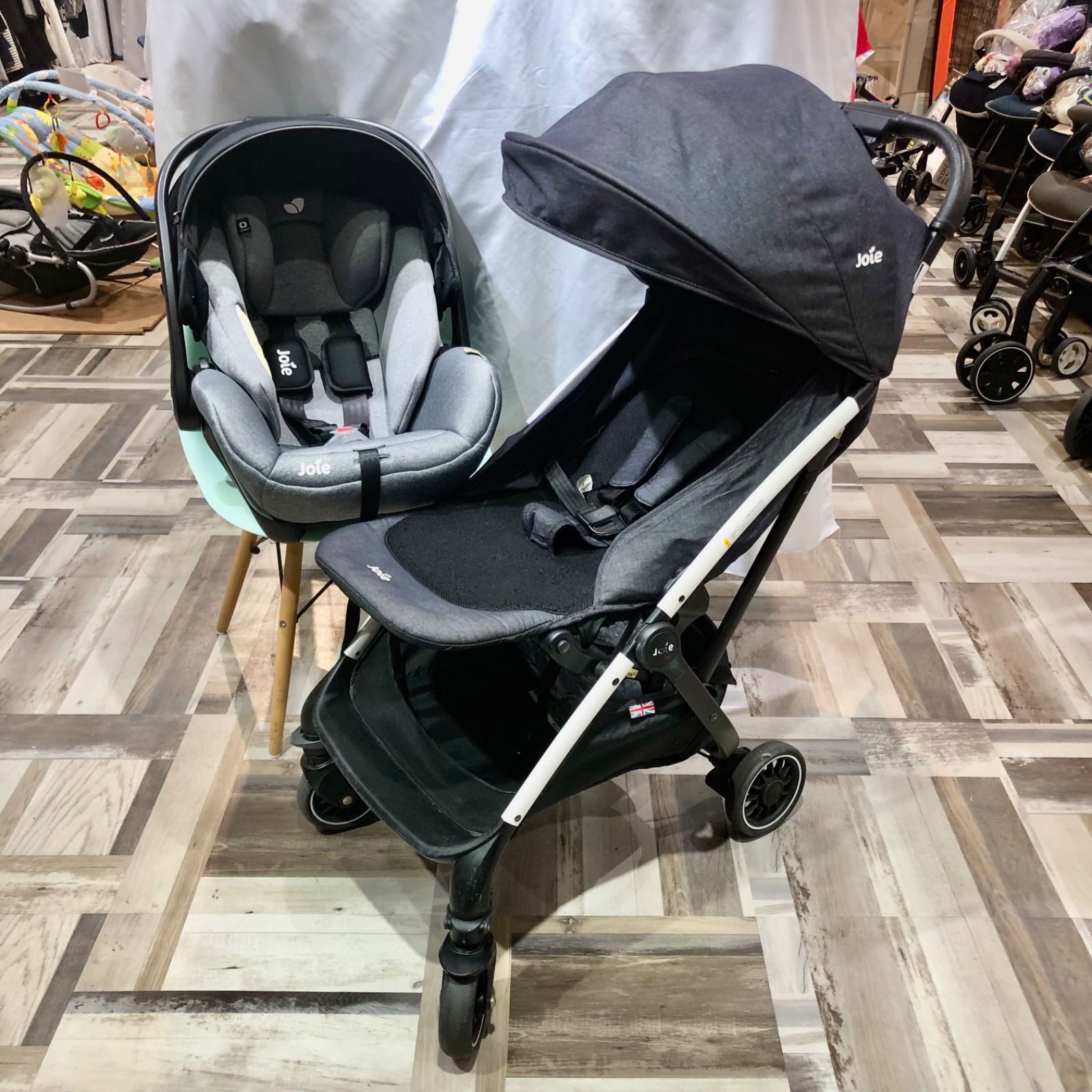 Joie ジョーイ　トラベルシステム 3点セット ベビーカーチャイルドシート ベビーカー チャイルドシート joie トラベルシステム3点セット
