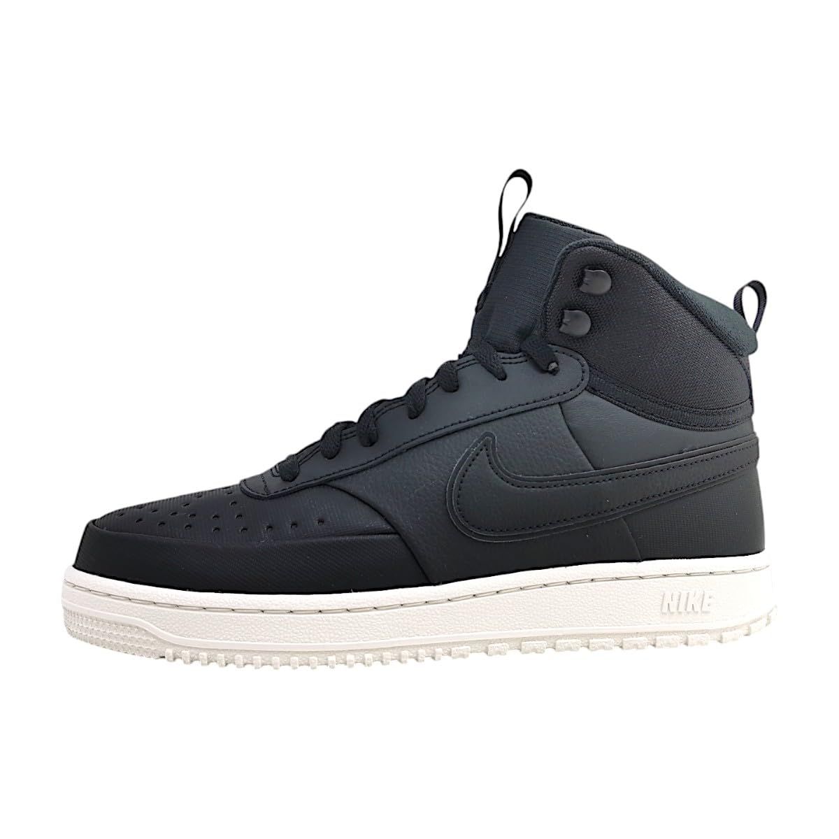 Nike メンズ Court Vision Mid WNTR ブラック|ブラック-ファントム DR7882 002 ブラック|ブラック-ファントム 10.5 ブラックファントム 28.5 cm