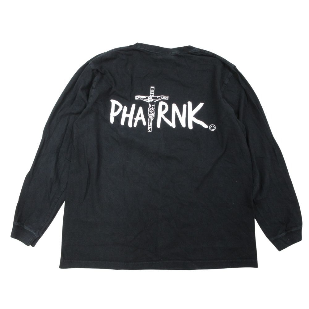 ファットランク ブラック ロングTシャツ Amazon.co.jp: phatrnk ファットランク srvntz コラボ ロンT