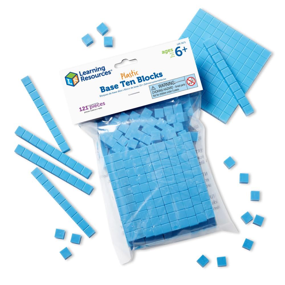 新品 ラーニング リソーシーズ Base Ten Blocks Smart Pack ベーステンブロック ミニパック LER 3671