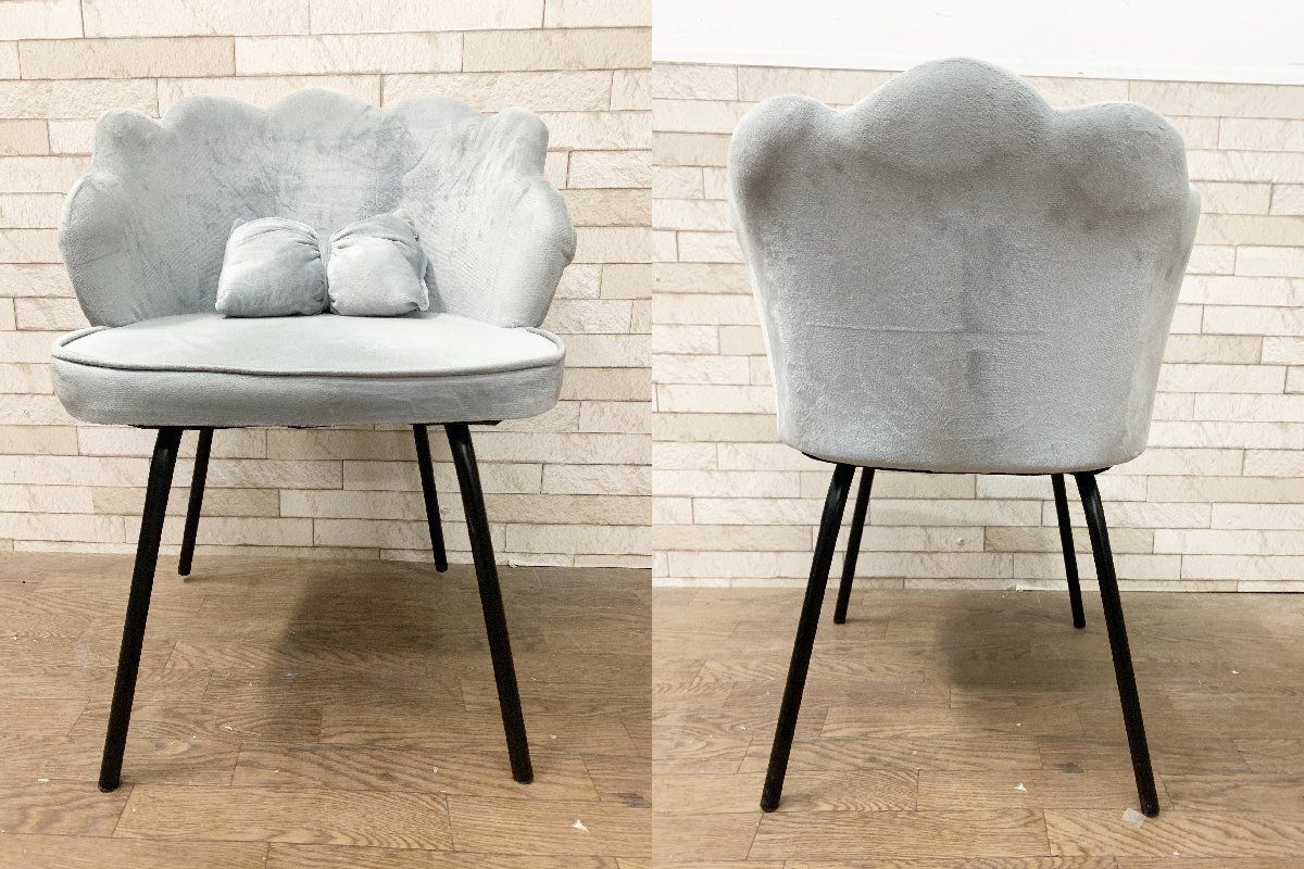 引取限定 東京都】フェアリーテール半三面鏡ドレッサー椅子付き 関本