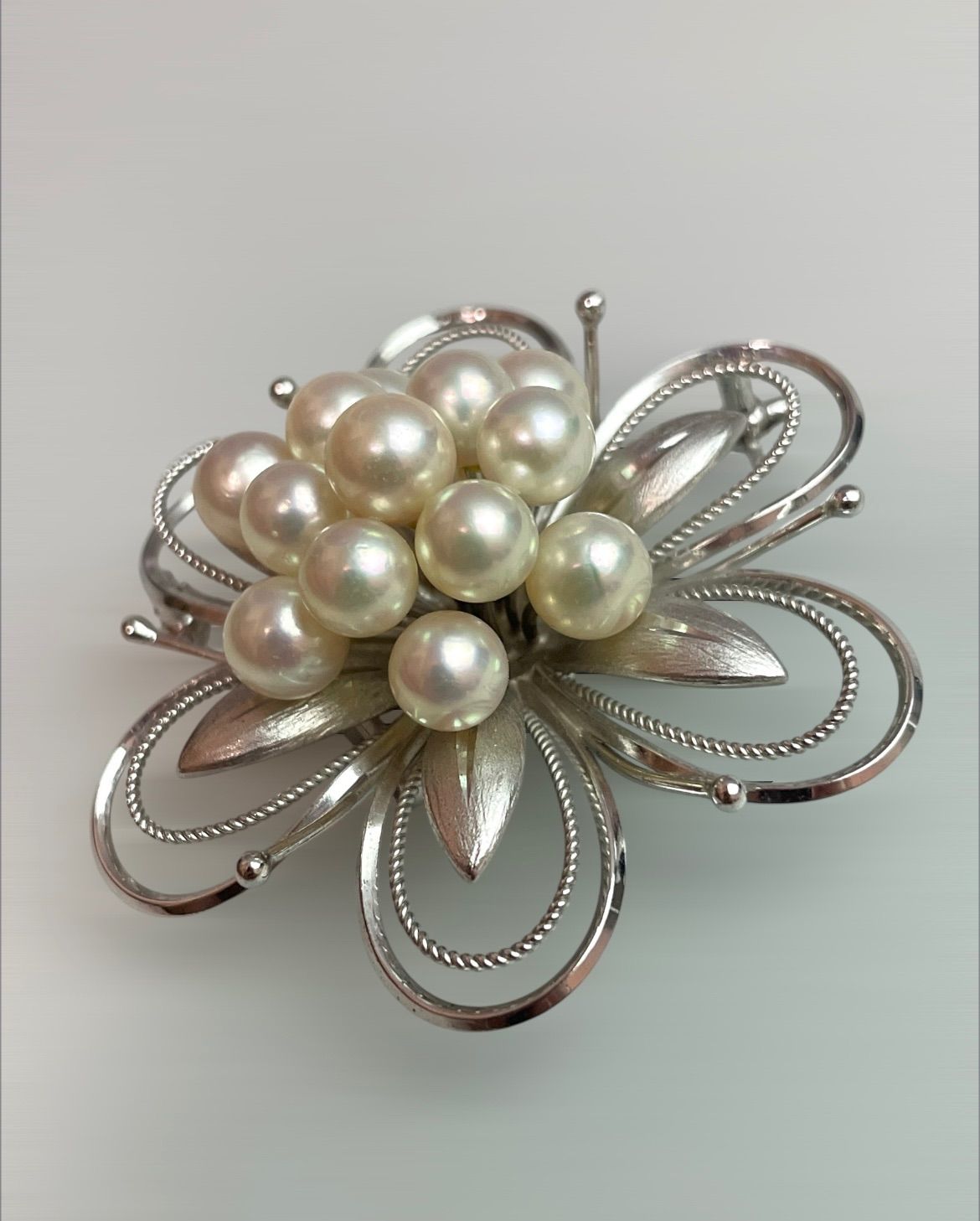 天成真珠　Tensei Pearl アコヤ真珠ブローチ　BR101-65-12 天成真珠 Tensei Pearl アコヤ真珠ブローチ BR101-65-12